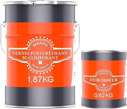 BEKATEQ 2K PU Poolfarbe 1 kg, Feuerrot I Glänzende Schwimmbadfarbe für