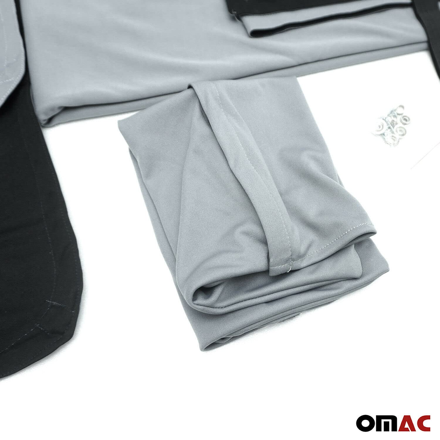 Rideaux Pare-Soleil magnétique pour Renault Trafic 2001-2014 Gris-Noir Tissu