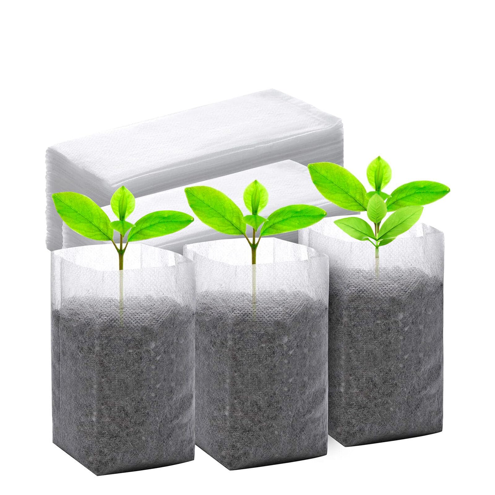 FLULPZU 100 Pcs Grow Bags