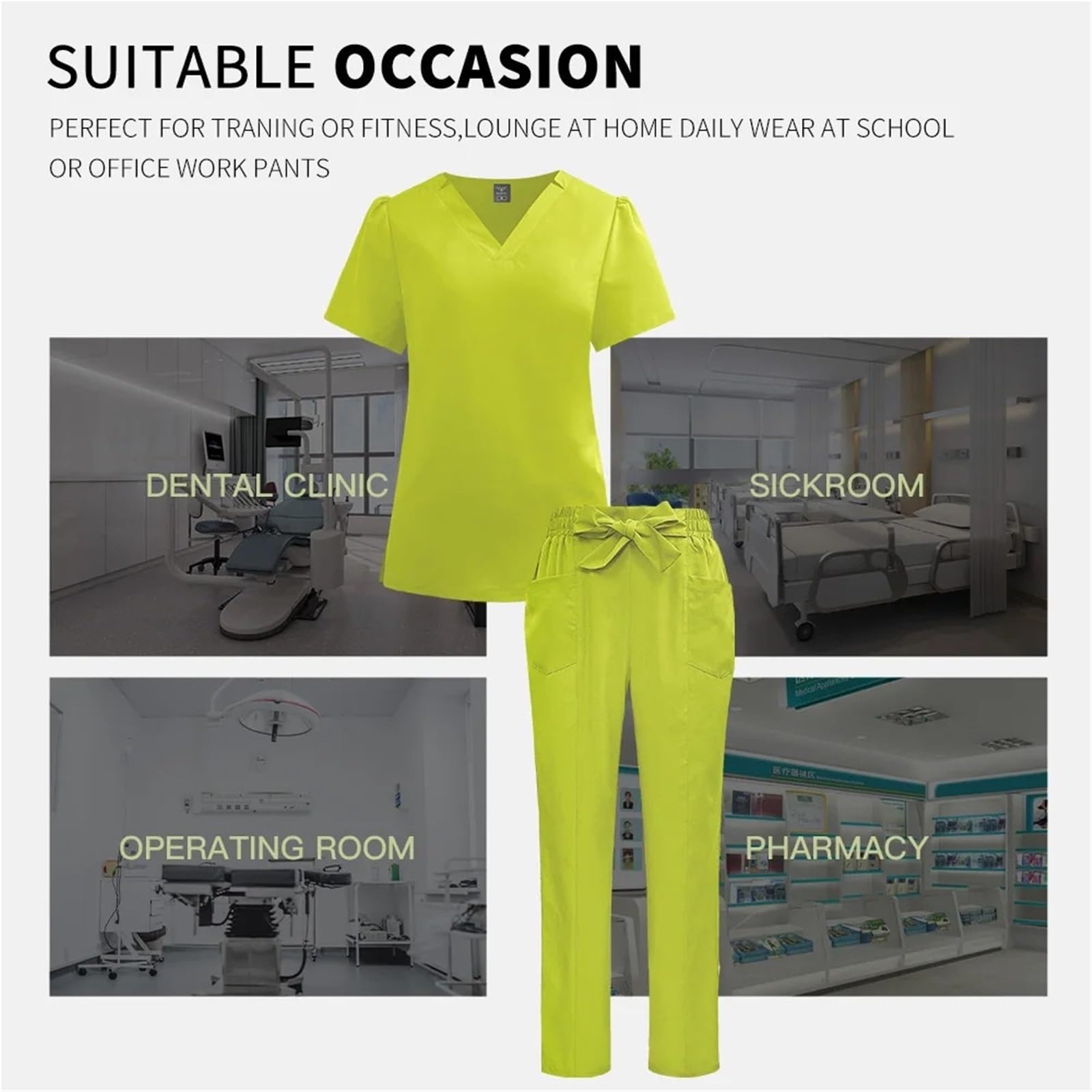 Uniforme Sanitario Mujer Beauty Salon Work Uniform Women Short Sleeve SPA Workwear Pet