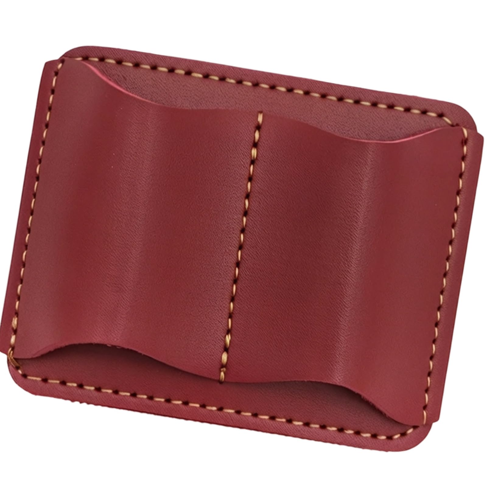 NRVTRE Double Pen Holder Pen Organizers Featuring Quick Release Mechanism and PU Leather Construction for Daily Use Double Clip Organizers