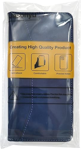 Miniatura 8 de Funda tipo cartera con tapa para iPhone 15 Pro Max, funda magnética de cuero con tarjetero y función atril, funda protectora duradera de TPU a