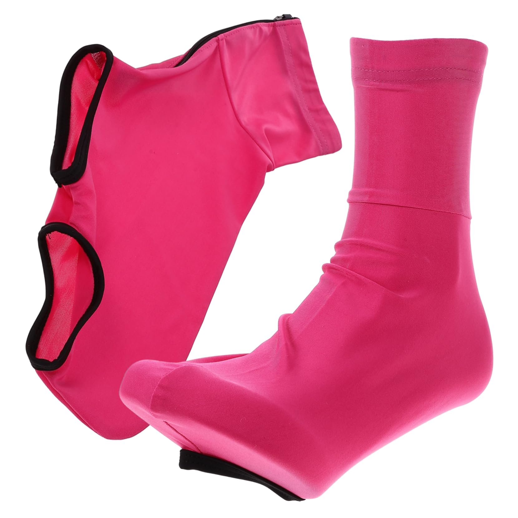 FOYTOKI Cycling Shoe Cover for Men Women Slip Overshoes Durable Protection Red for Outdoor Sports Heat Preservation Wind Resistance