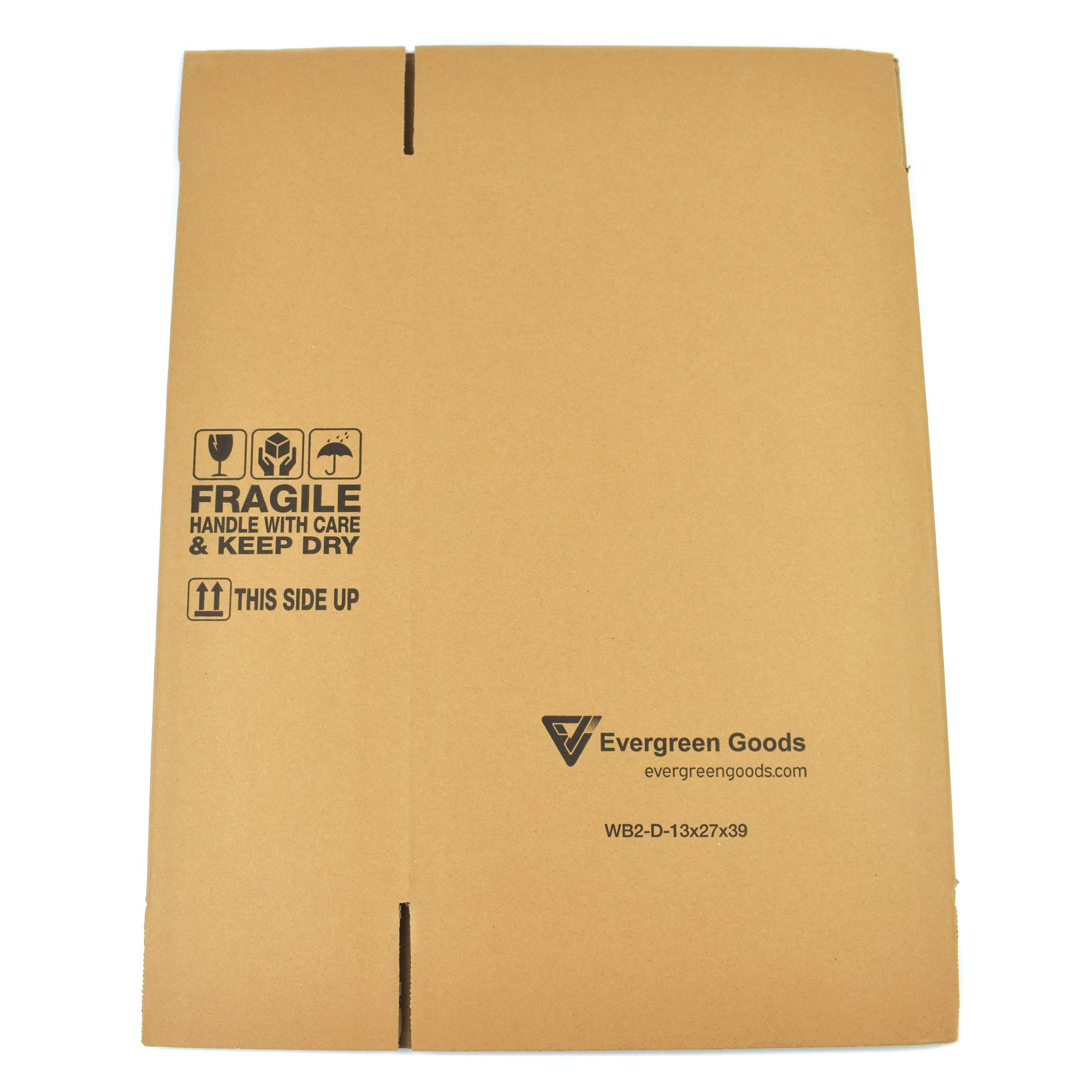 10x Versandkartons aus Wellpappe, lang, für kleine Pakete, 13 x 27 x 37 cm, 4 Größen, Braun