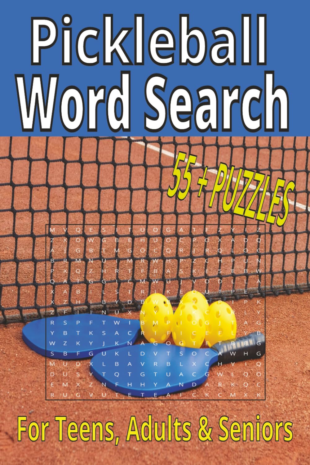 Pickleball Word Search: Word Search with Easy to Read Print about Pickleball, Puzzle Book, Players, Activity, Equipment, Rules, Brain Games : 6x9 ... Holidays and Relaxation (Sports Word Search)