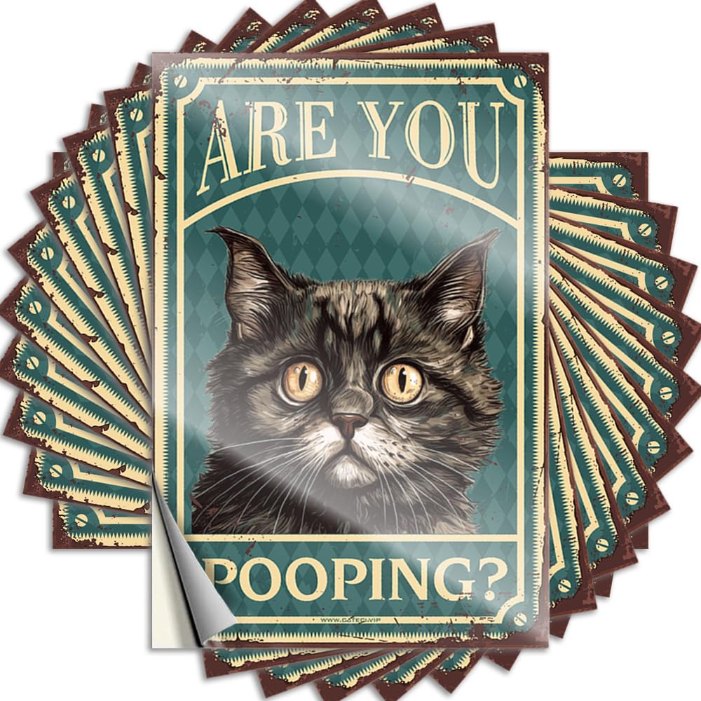 Indie Decor, Tattoos Surfing Custom are You Pooping | Books Waterproof Vinyl Stickers(12X18CM)