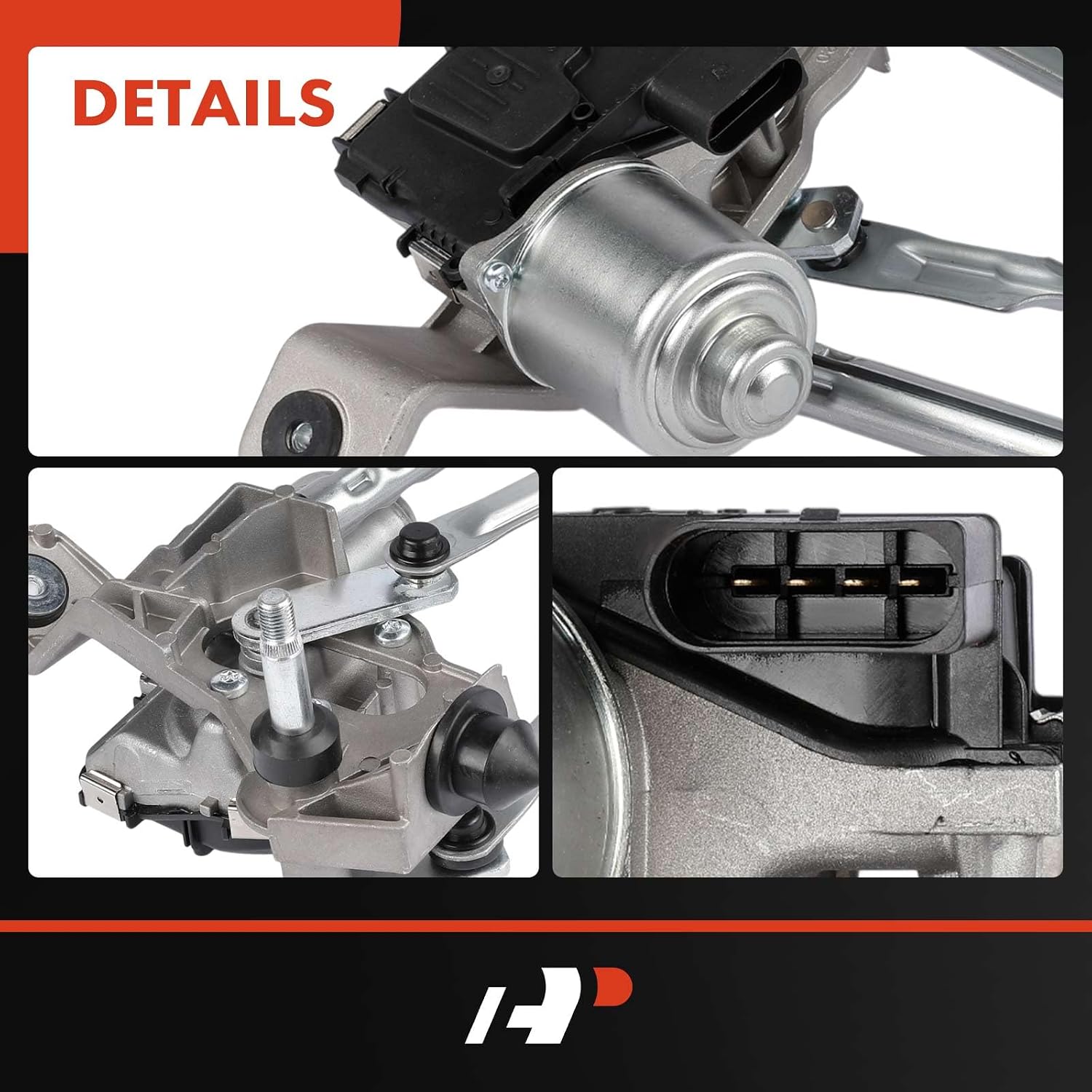 A-Premium Front Windshield Wiper Motor and Linkage Assembly Compatible with Tesla Model Y 2020 2021 2022 2023