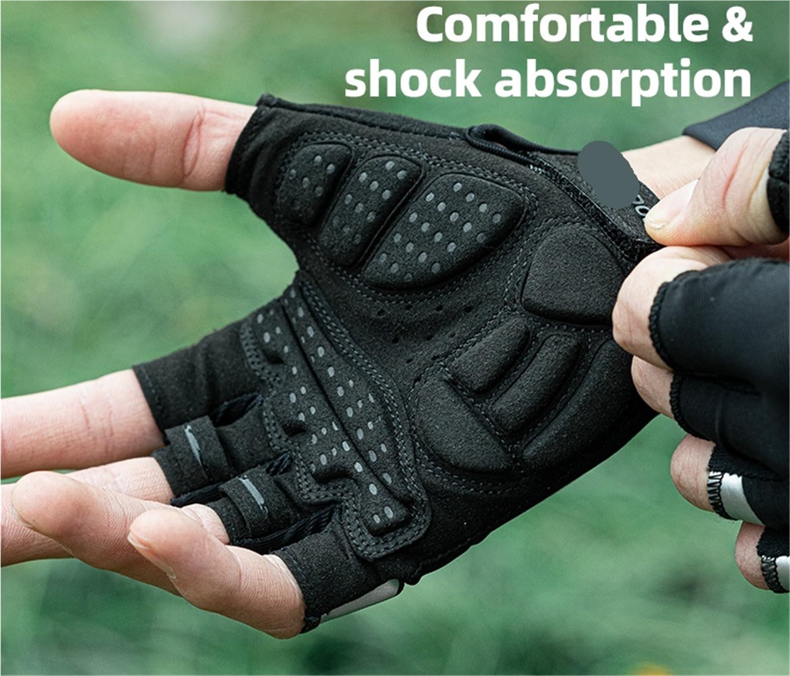 Fitnesshandschuhe Fitnesshandschuhe Fahrradhandschuhe Herren Damen Atmungsaktiv Stoßfest Radlerhosen Handschuhe Rennradsport Halbfinger Fahrradhandschuhe FüR Fitness