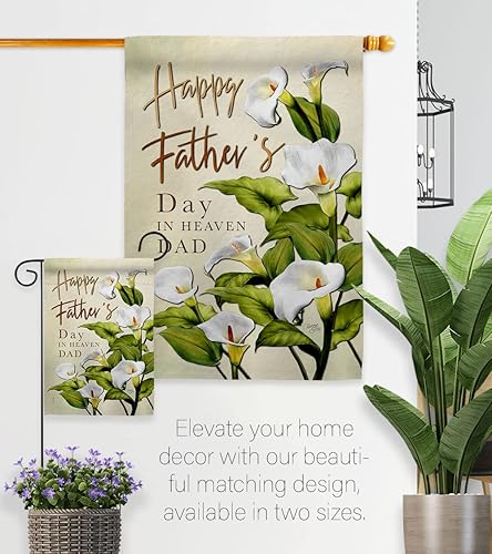 Miniatura 8 de Decoración de tumba para el día del padre con texto en inglés Happy Father's Day para decoración de cementerio, bandera de padre, recuerdo de