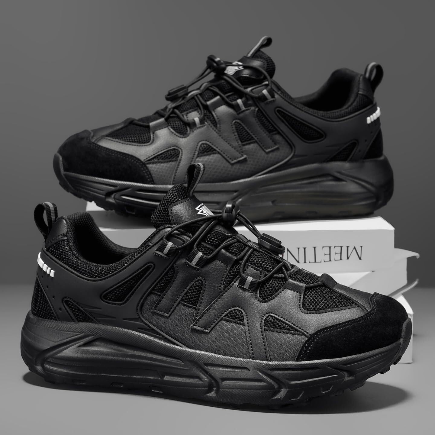 Men's Hiking Shoes, Durable Outdoor Design, Breathable Mesh, Traction Sole - Image 2