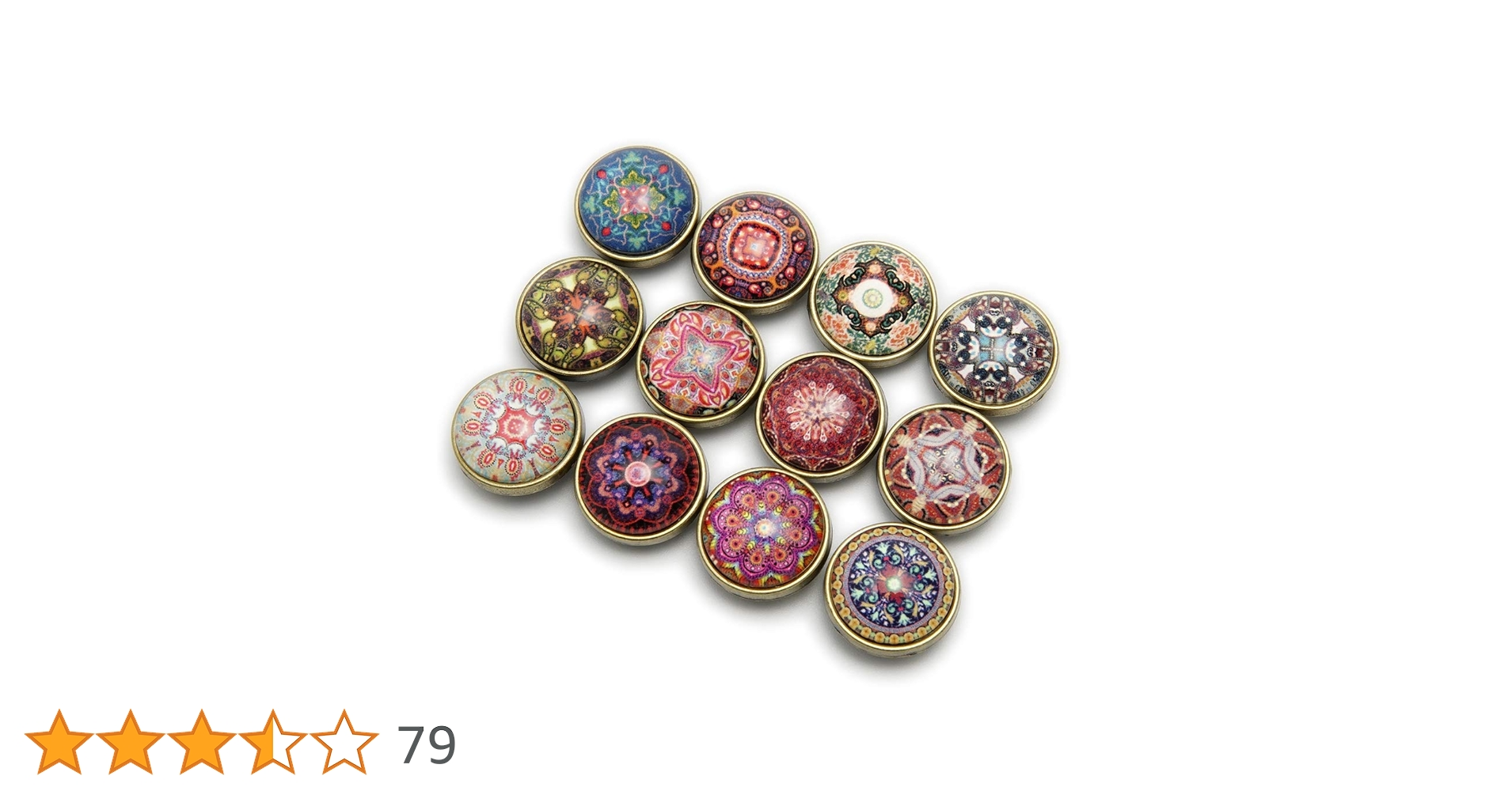 Amazon | バネホック 飾りボタン 16mm 633型 レザークラフト