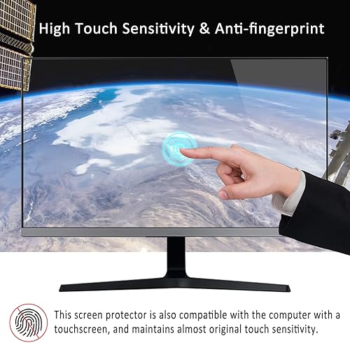 Miniatura 5 de MUBUY-GOL Paquete de 2 protectores de pantalla antirreflejos para iMac de 24 pulgadas (chip M4 M3 M1 2024-2023-2021), protector antihuellas (mate)