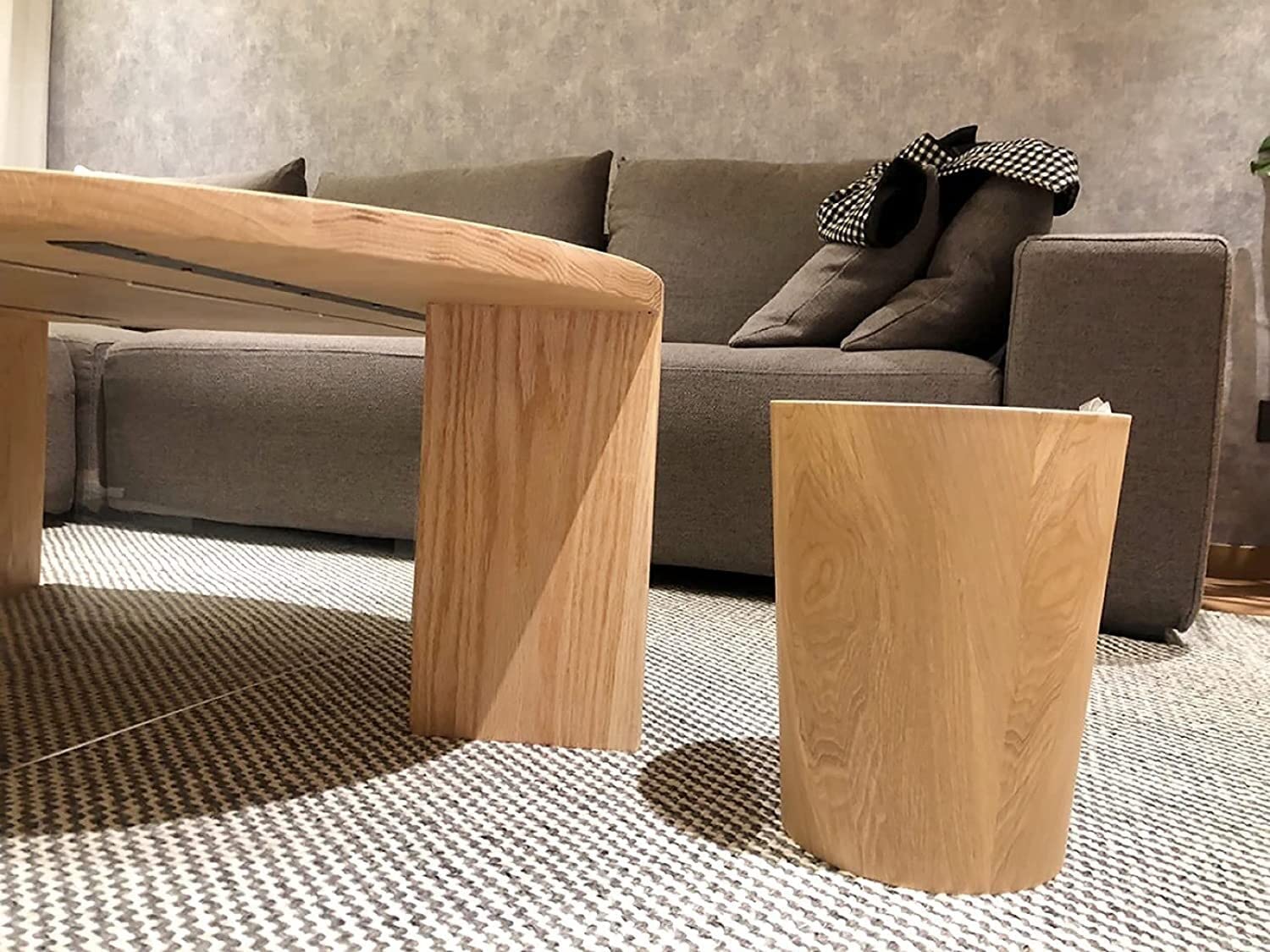 Pattumiera – Design moderno Pattumiera Per La Casa Creativa Cestino Per Rifiuti In Legno Per L'ufficio Del Soggiorno Del'hotel Pattumiera Multipat