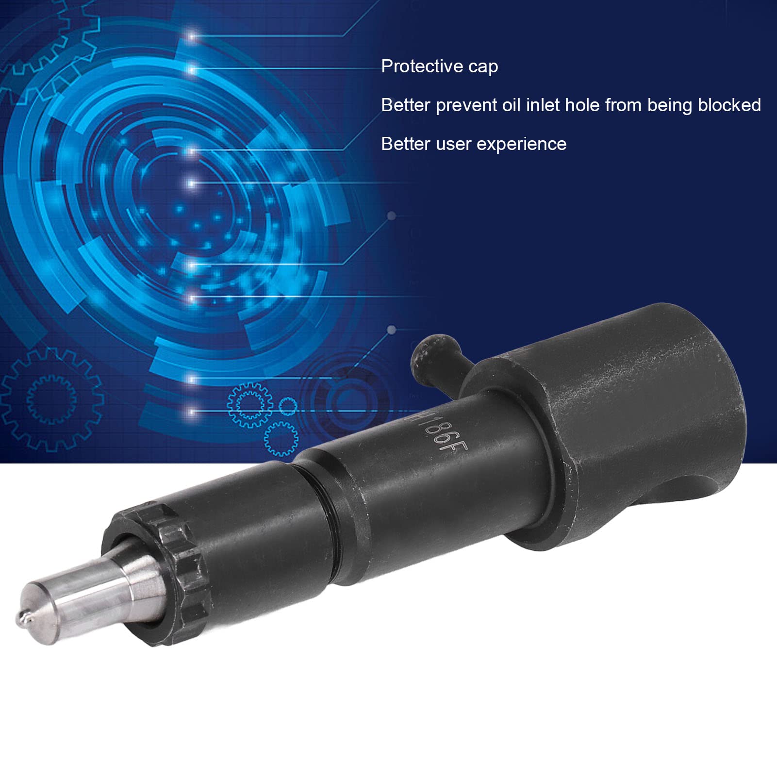 Iniettore di Carburante, Iniettore di Carburante di Sostituzione per 186F Monocilindrico Generatore Motore Diesel 5KW