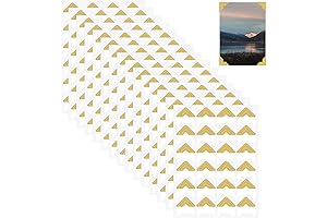 360 Pcs Self-Adhesive Gold Photo Corners for Elegant Photo Memorization