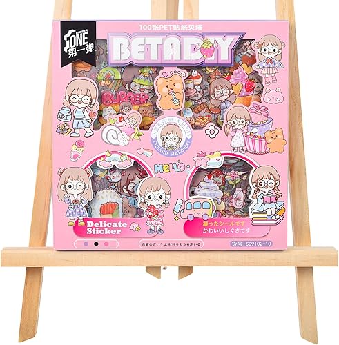 Miniatura 7 de Calcomanías de letras kawaii japonesas de papelería, 100 hojas, lindas calcomanías de álbumes de recortes, calcomanías Kuromi para hacer tarjetas,