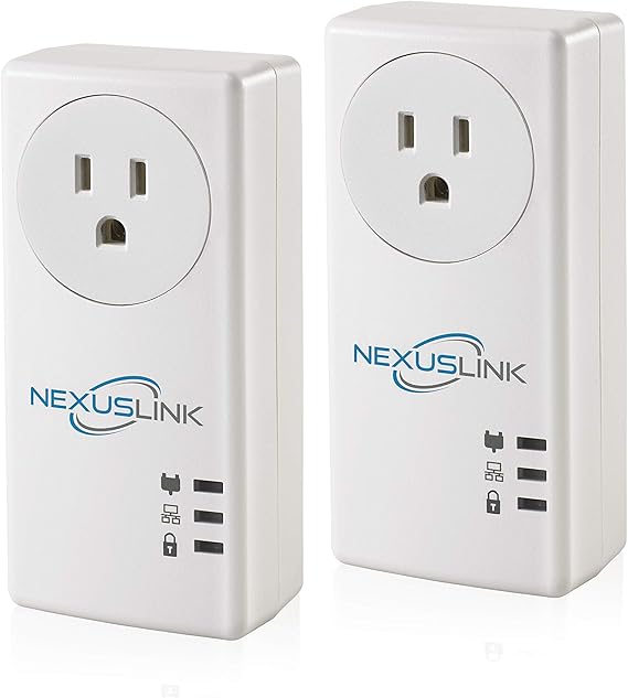 NexusLink Powerline G.hn Powerline Adapter PassThrough Outlet