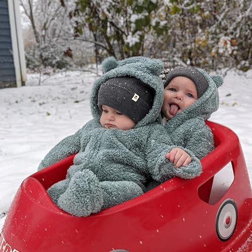 Miniatura 5 de FURTALK Gorro de invierno con forro polar para bebés de 0 a 8 años