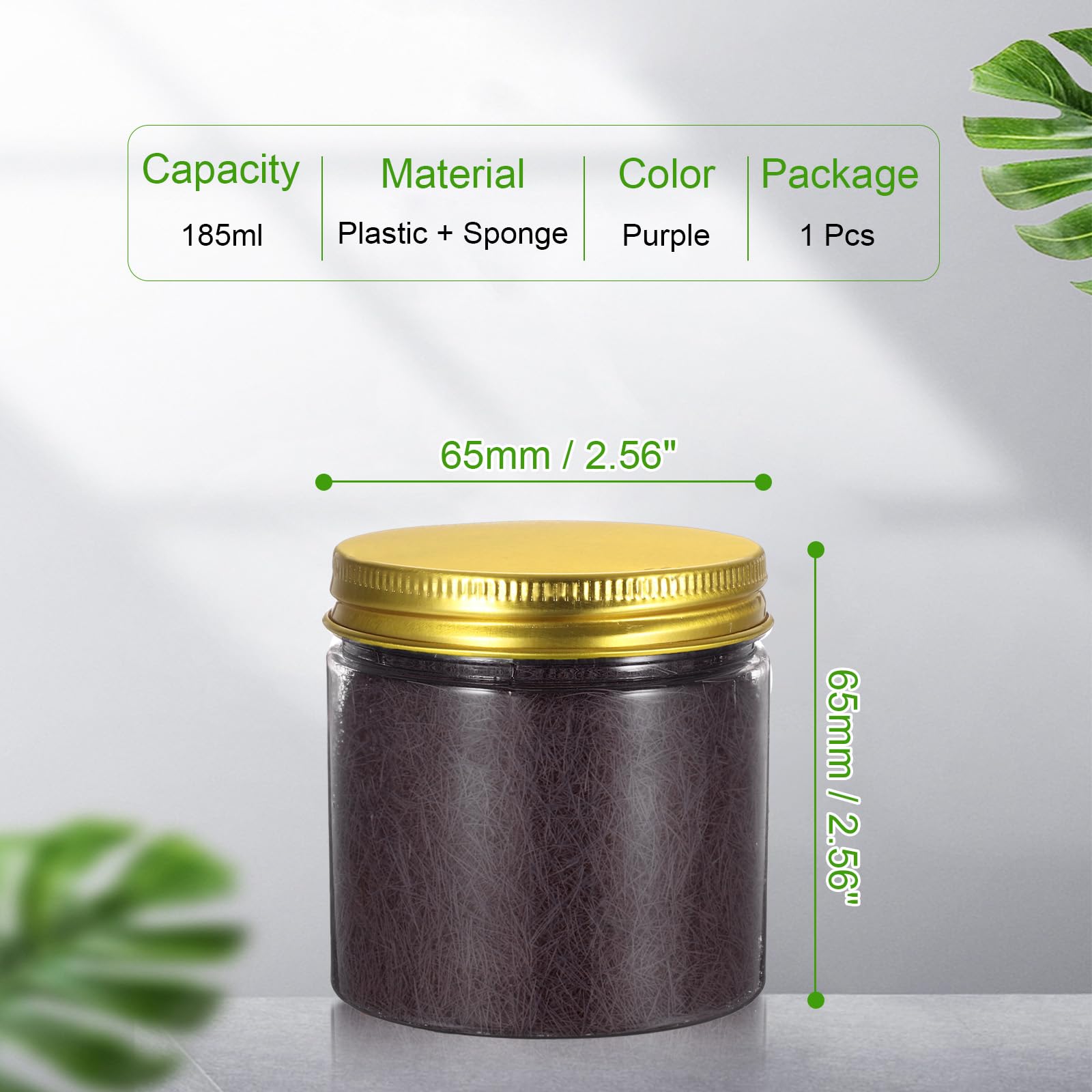 CoCud Model Grass Terrain Powder, 185ml Capacity, Fake Miniature Flower Grass Tree 8mm Nylon Brown - Image 2