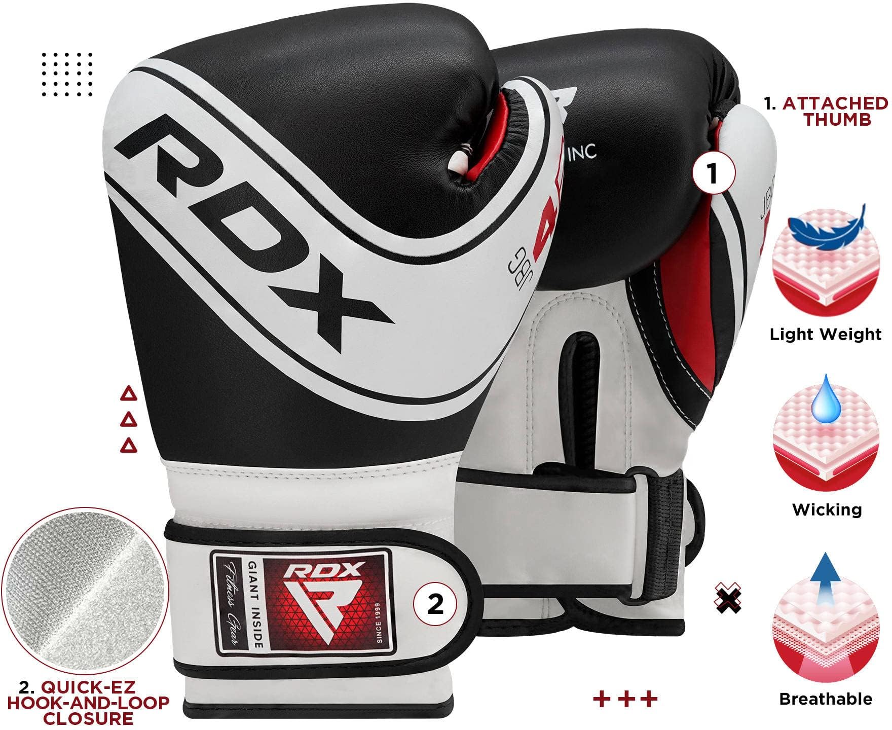 RDX Kinder-Boxsack, 61 cm, MMA, schwer, inkl. Boxhandschuhe, gefüllt, Kickboxing, Muay Thai
