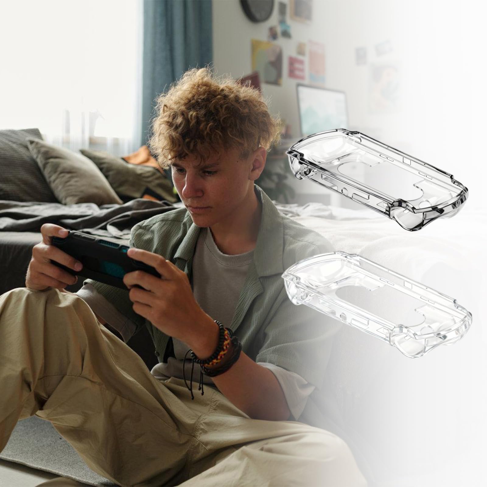 Flexible TPU-Gaming-Handheld-Abdeckung für Win5, bietet Stoßdämpfung, Kratzfestigkeit, Aufprallschutz, einfache Installation, Schutzhülle
