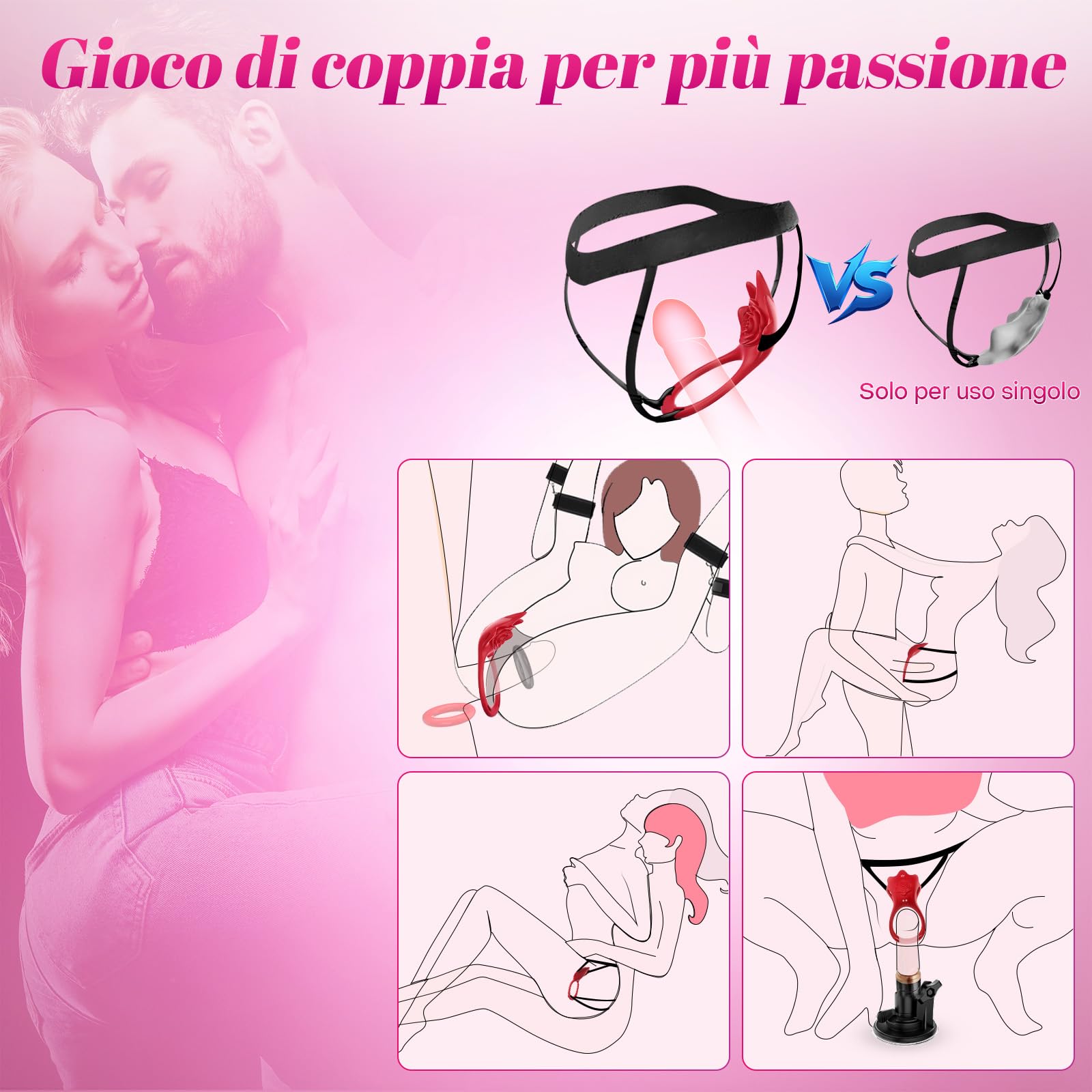 AI Sync Sexytoysys Coppia Vibratore Con APP Sex Toys, 9 Modalità Vibrazione Vibratoreper Donna Professionale Piccolo, Indossabile Stimolazione Clitoride Sex Toy Giocattoli per Morsetti Capezzoli
