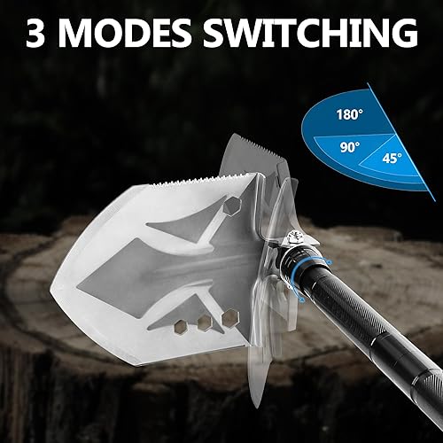 Miniatura 3 de aiGear Pala de camping hacha al aire libre supervivencia conjunto de herramientas para acampar senderismo mochilero hombres supervivencia emergencia