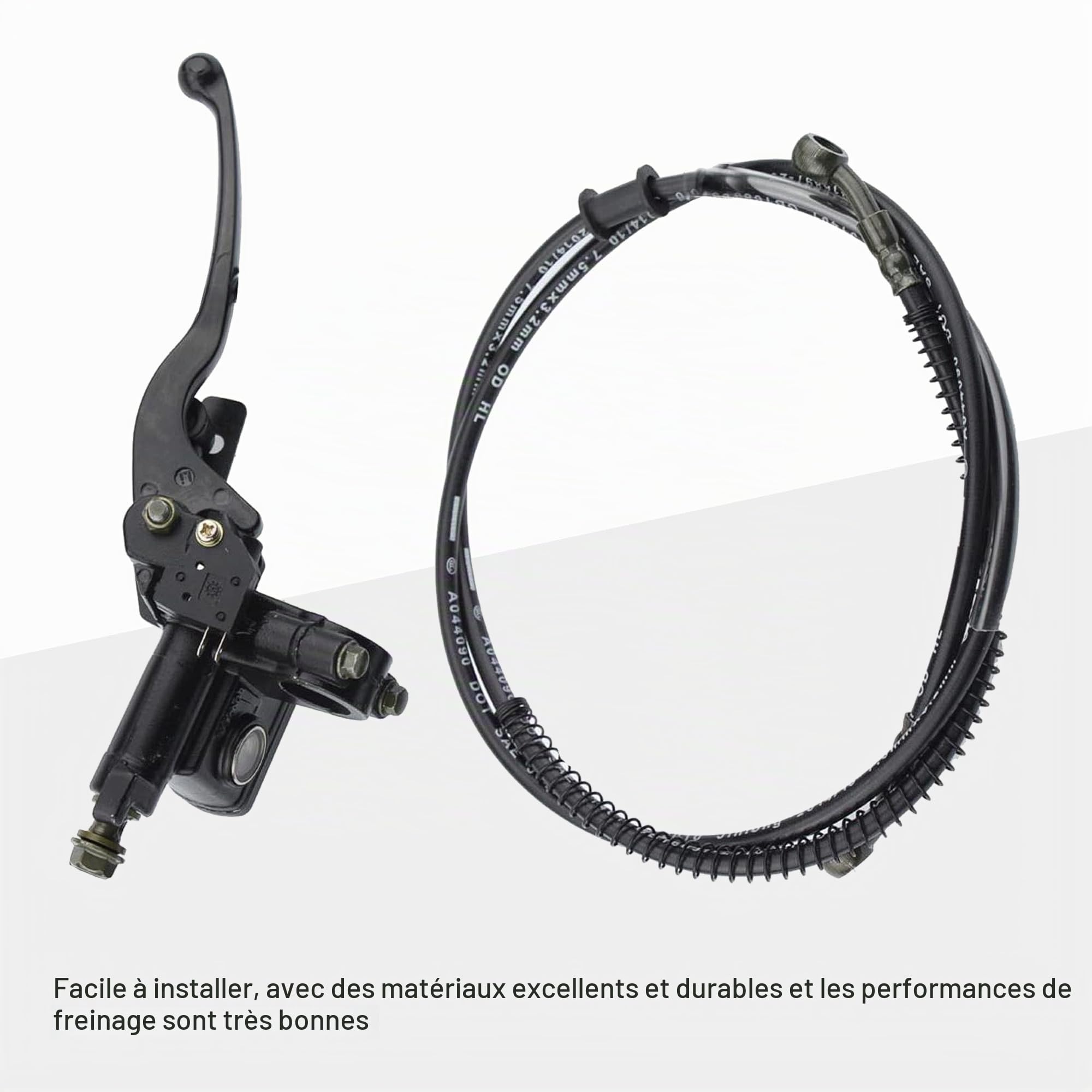 GOOFIT gauche Levier de frein Poignée remplacement pour moto ATV UTV Quad Pit Dirt Bike Buggy Go Kart 50cc 70cc 90cc 110cc 125cc 150cc ATV Quad chinois