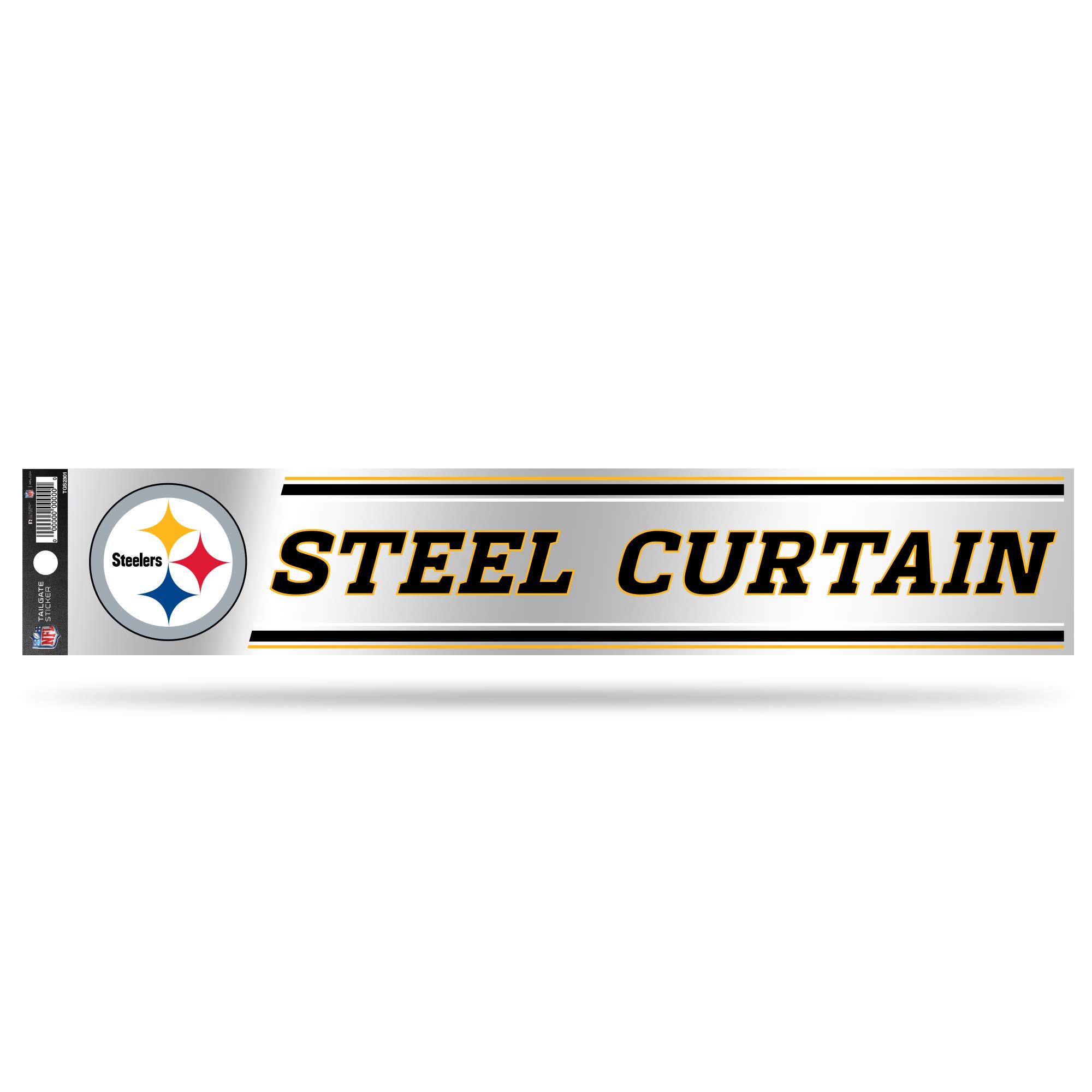 Rico Industries NFL Tailgate Sticker, 3 x 17-inches, Pittsburgh Steelers โ image 1
