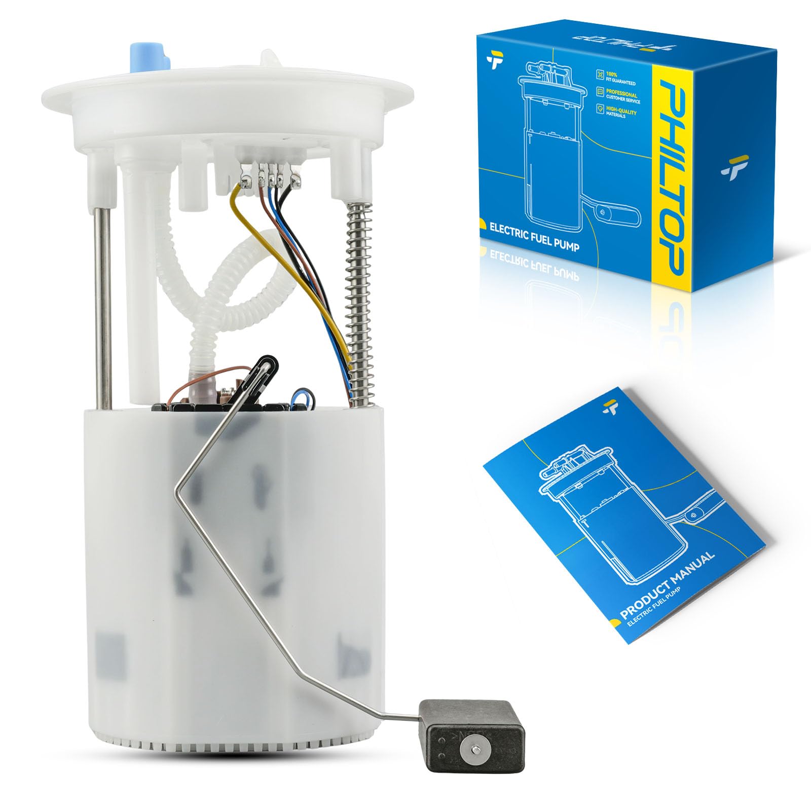 PHILTOP Electric Fuel Pump Assembly FG1273 for Jetta, Beetle, Rabbit, Golf