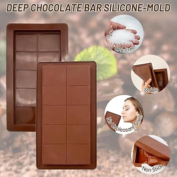 Silicone Chocolate Mould Chocolate Mould Pack of 2 Chocolate Moulds Chocolate Moulds