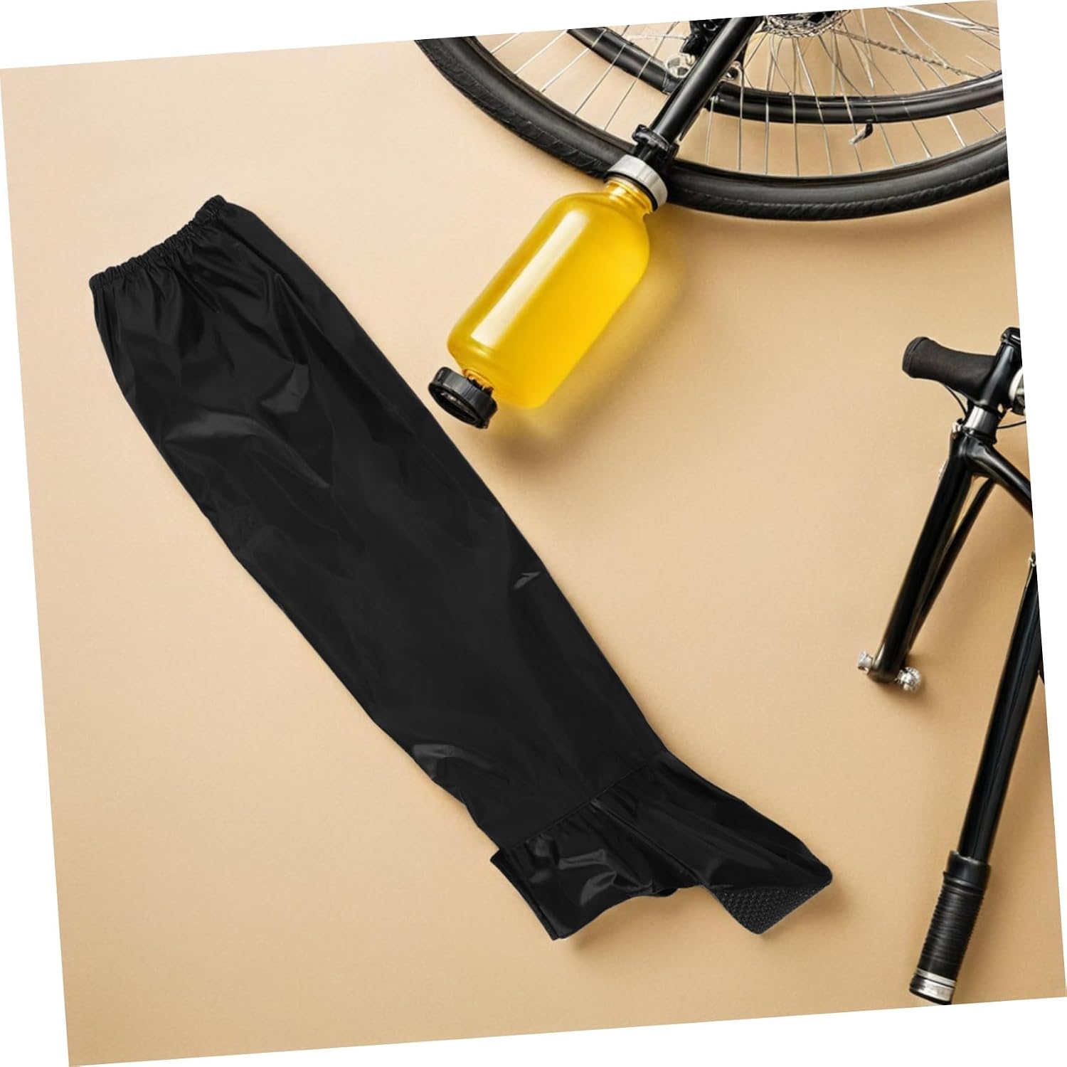 Waterproof Cycling Shoe Covers Rain Pants Overshoes Black XL Pair for Outdoor Riding and Walking