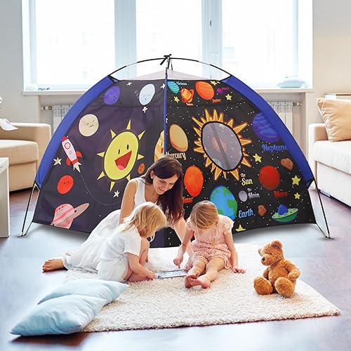 Miniatura 3 de Tienda de campaña para niños, casa de juegos Lucky castle para niños y niñas, tienda de campaña con cúpula fácil y divertida tienda de campaña para
