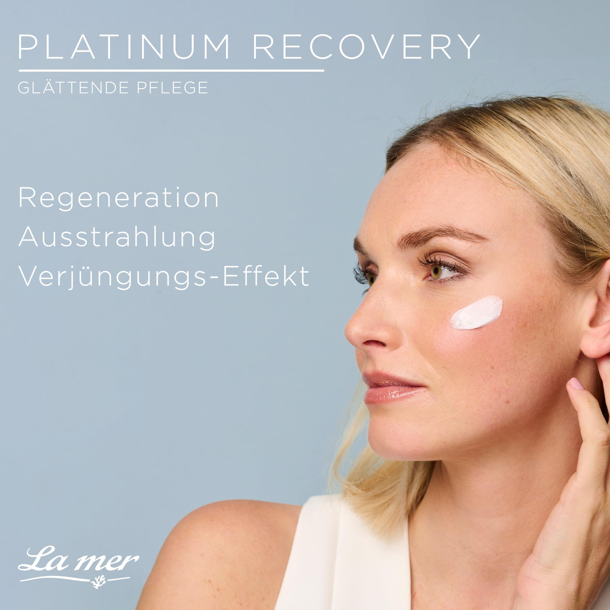 La mer Platinum Recovery | Pro Cell Cream Tag 50 ml | Regenerierende Anti-Aging Pflege mit glättenden Peptiden | Ohne unnötige Zusatzstoffe