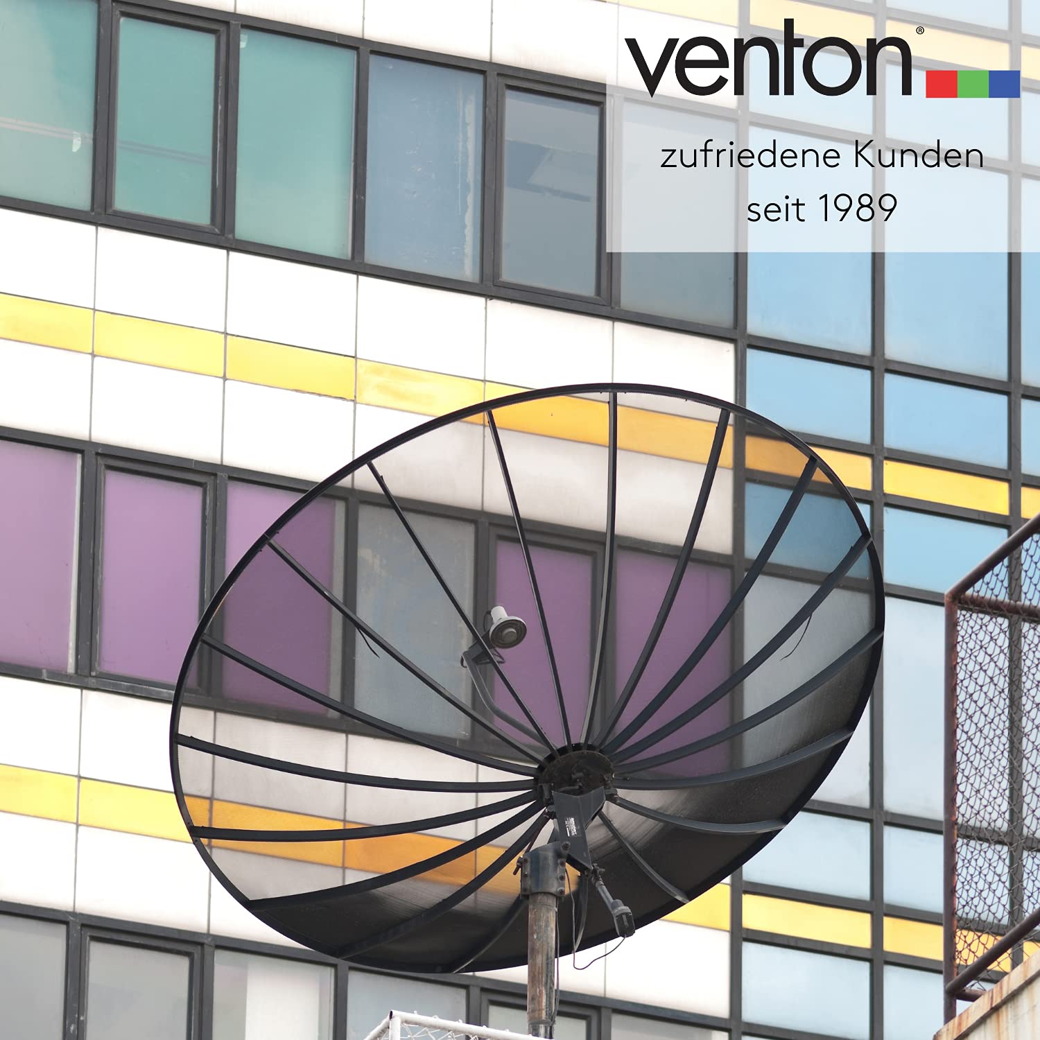 Venton Multiconmutador satélite 17/8 MSK I Multiswitch en cascada para 8 participantes I Distribuidor satélite 17 entradas 8 salidas - UHD Full HD TV 4K 3D I Recepción de señales digitales y