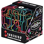 Shashibo Shape Shifting Box - Award-Winning STEM Fidget Toy with Strong Magnets - Fidget Cube Transforms Into 100+ Shapes, Christmas Stocking Stuffers Gift for Kids, Teens, and Adults (QDOT Map)