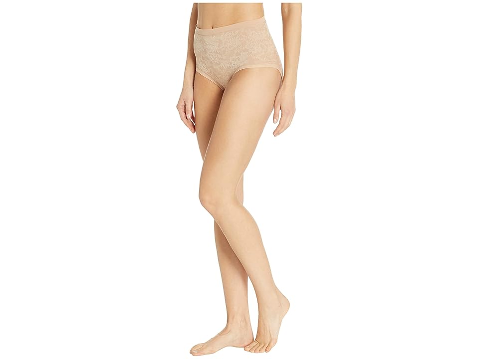 

Le Mystere Lace Perfection Brief 6615 (Natural) Women's Underwear, Beige