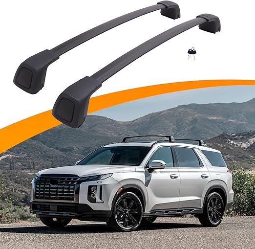 Snailfly Upgraded Roof Rack Cross Bar Fit for 2019-2025 Hyundai Palisade SE SEL XRT Limited Calligraphy Lockable Cargo Crossbars Carrier