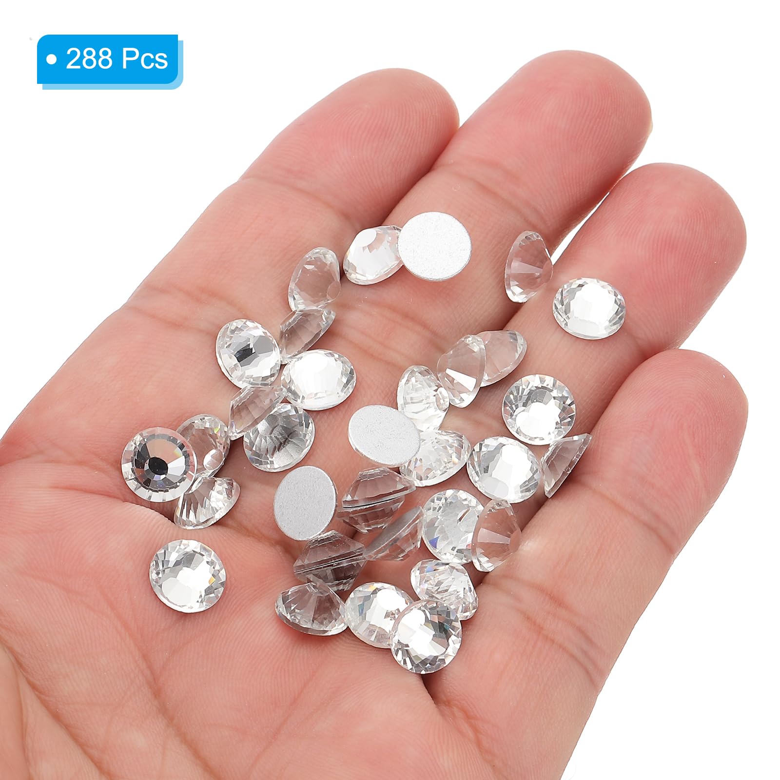 PATIKIL SS34/288Pcs Glass Diamante Rhinestone - Image 4