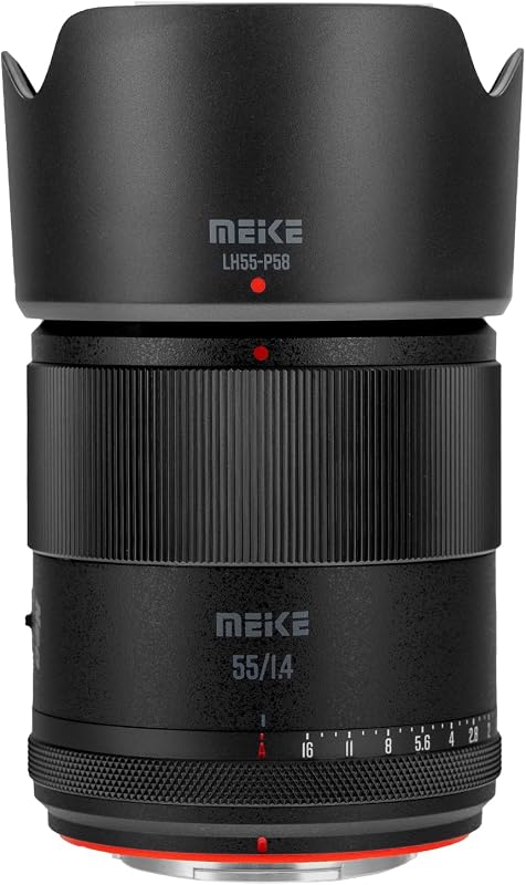 55mm F1.4 AF Lens for Fujifile X Mount APS-C Cameras, Portrait Lens | Large aperture creates creamy bokeh; fast STM autofocus, sharp image quality, for fuji APS-C X-T5 X-T4 mirrorless cameras