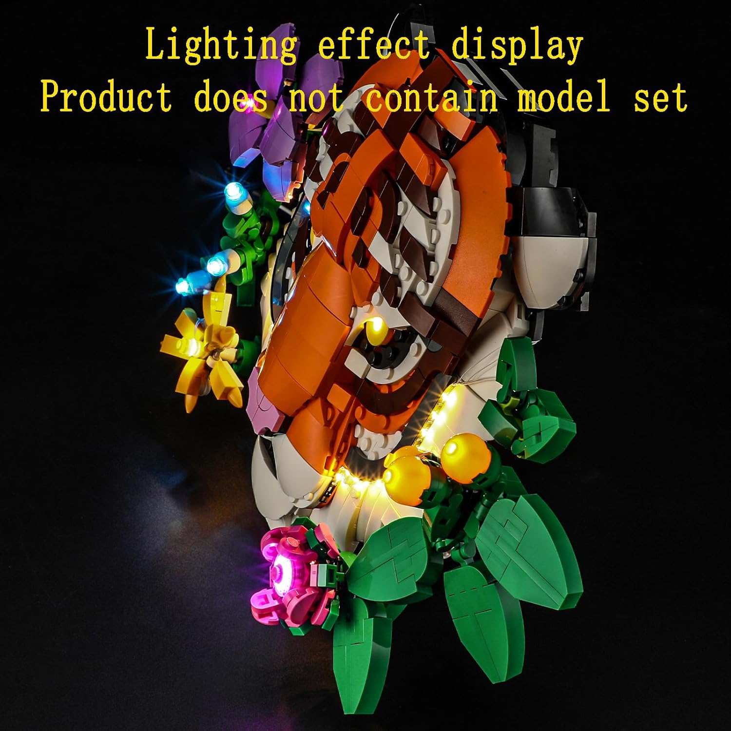 GEAMENT LED Light Kit Compatible with Lego The Fauna Collection - Tiger Building Blocks Model - Lighting Set for Art 31217 (Model Set Not Included)