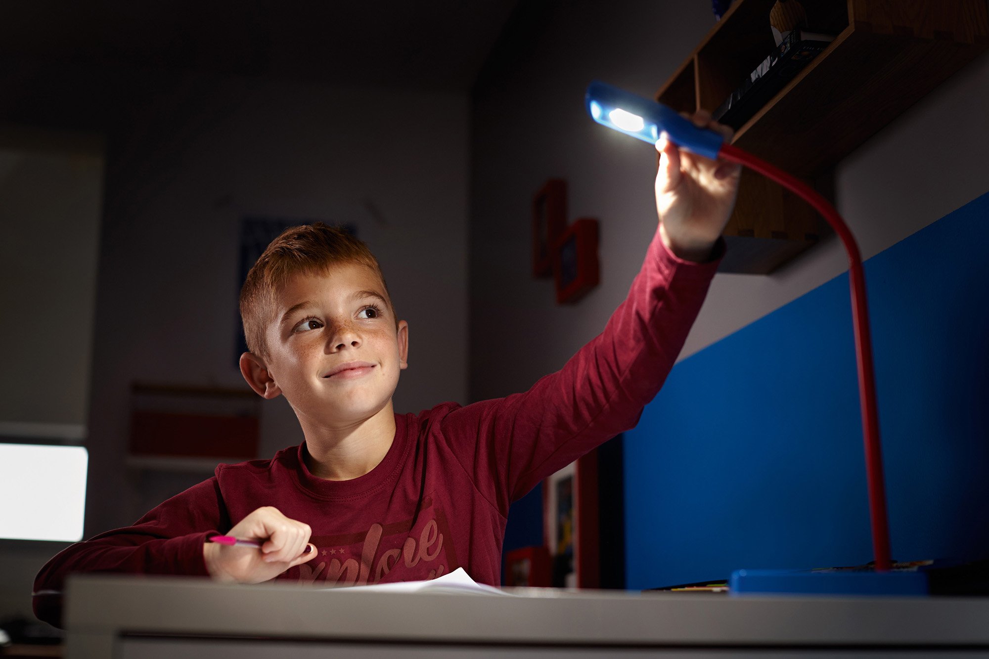 Philips Marvel Lampe de bureau LED Spiderman