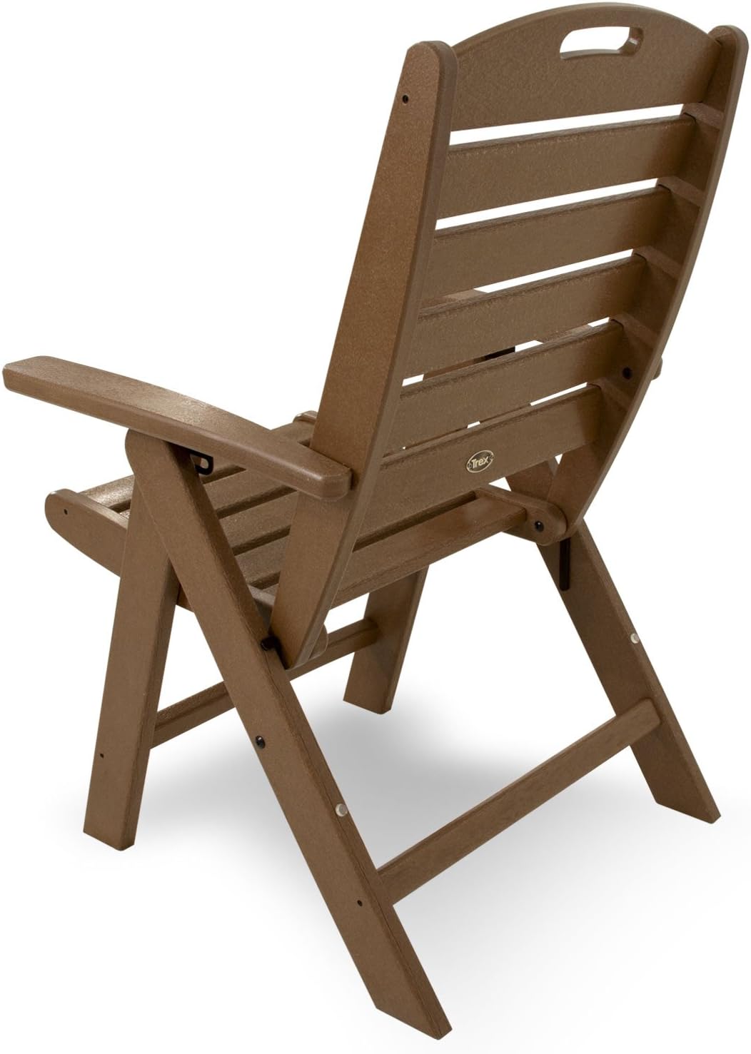 Trex Outdoor Furniture Yacht Club Folding Highback Chair, Tree House