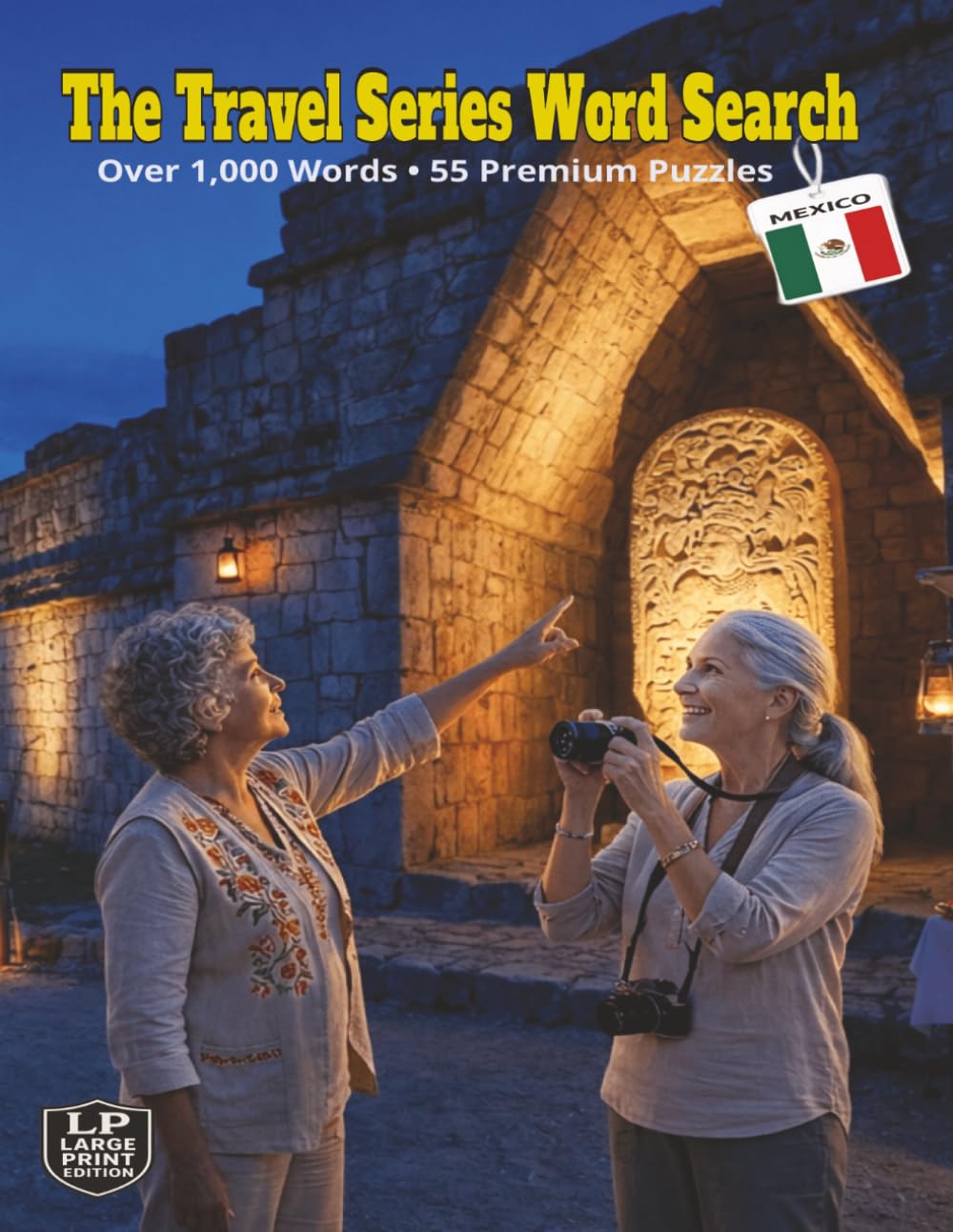 The Travel Series Word Search: Mexico: Embrace the aroma of corn tortillas and explore sun warmed pyramids and plaza markets as Mexico reveals its ... tradition in over 1,000 words in 55 puzzles