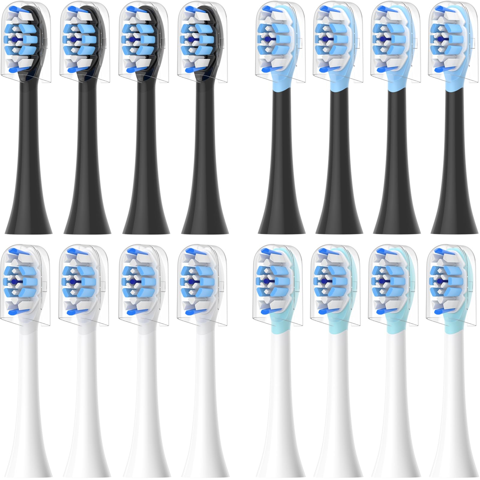 16er Ersatzbürsten Kompatibel mit Philips Sonicare Elektrische Zahnbürste, Bürstenköpfe Zahnbürst...