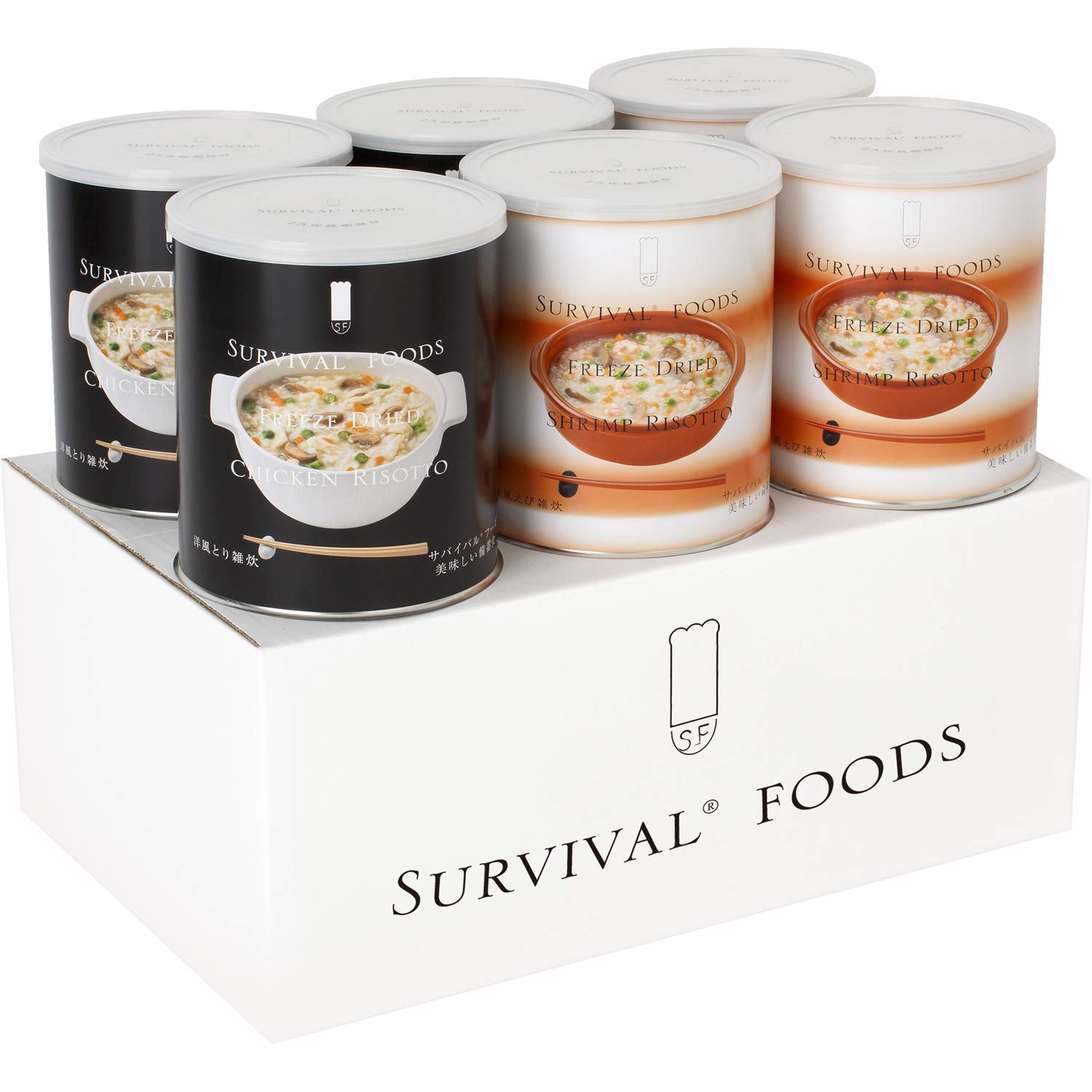 Amazon | サバイバルフーズ バラエティセット(雑炊) 小缶(計6缶 15食 