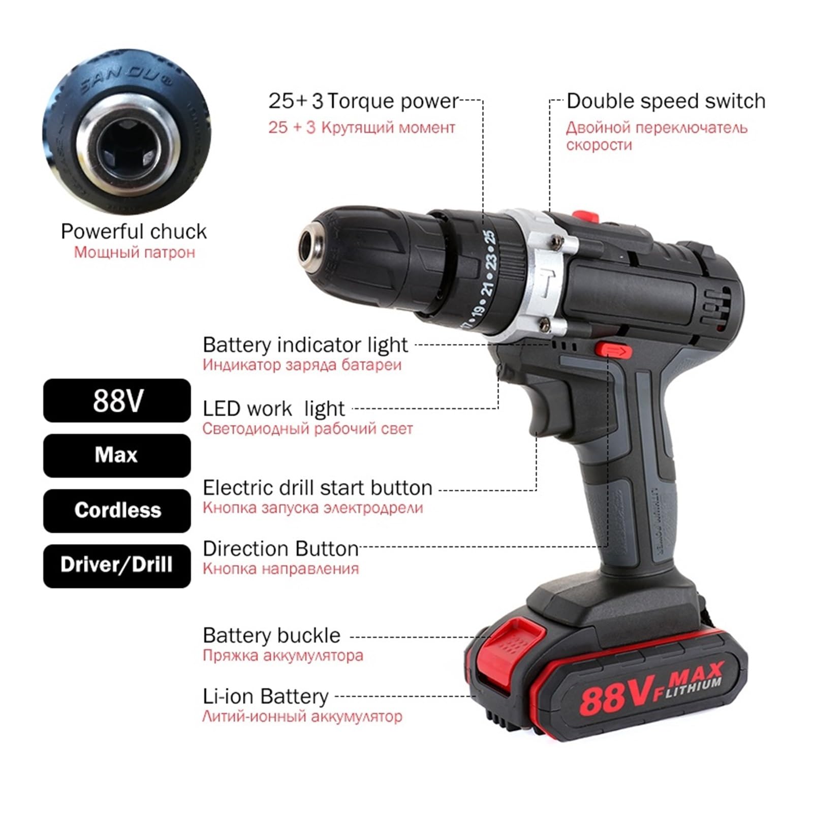 Trapano Avvitatore A Batteria Senza Fili 3 IN 1 Mini Cacciavite A Percussione Elettrico Lavorazione Del Legno Utensile Fai Da Te Al Litio Senza Sforzo Per Vari Lavori Riparazione