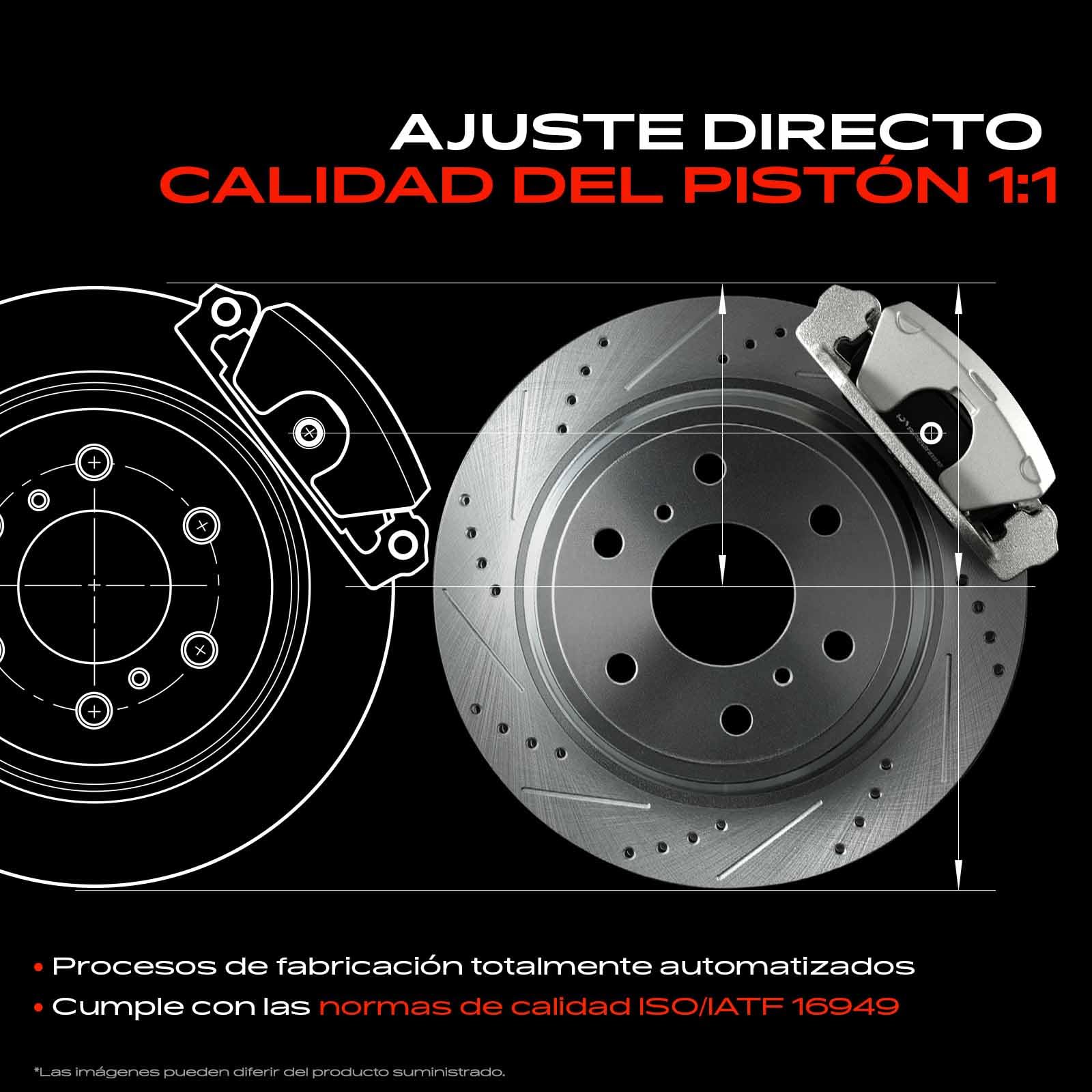 Frankberg 2 pinzas de freno traseras con soporte 1J0615423D | Distancia entre orificios de montaje: 90 mm, Fundición de aluminio; Compatible con: Nuevo Beetle 1C1 9C1, A3 8L1