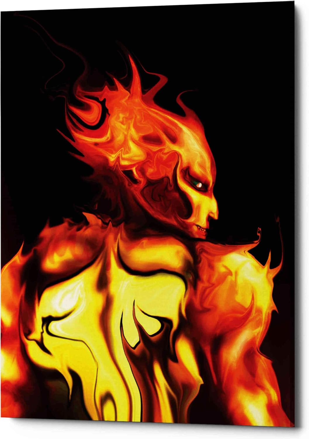 Epic Graffiti 'Rage' by Michael StewArt, Canvas Wall Art, 12"x16"