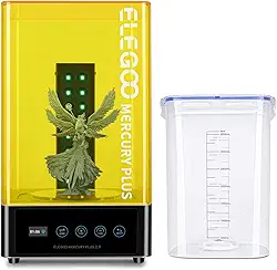 ELEGOO Mercury Plus 2 em 1 Estação de Lavagem e Cura V2.0 para Modelos Impressos em 3D LCD/DLP/SLA Mars Photon S Photon Mono, caixa de cura UV de resina com mesa giratória giratória